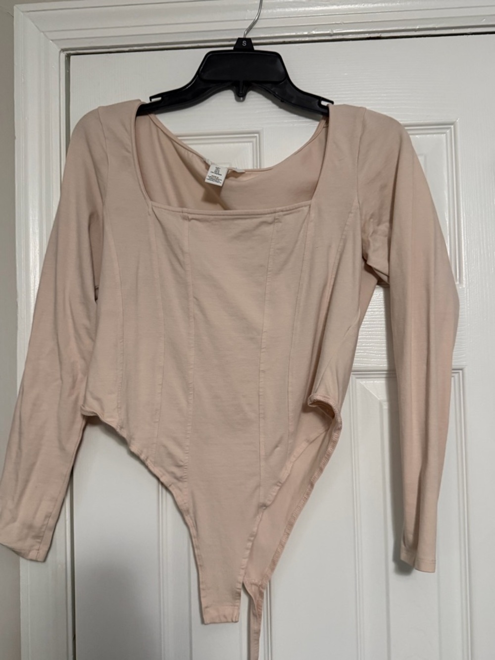 Square neck body suit